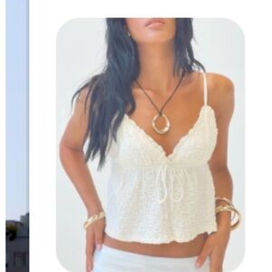 Kellan Top Cream Princess Polly